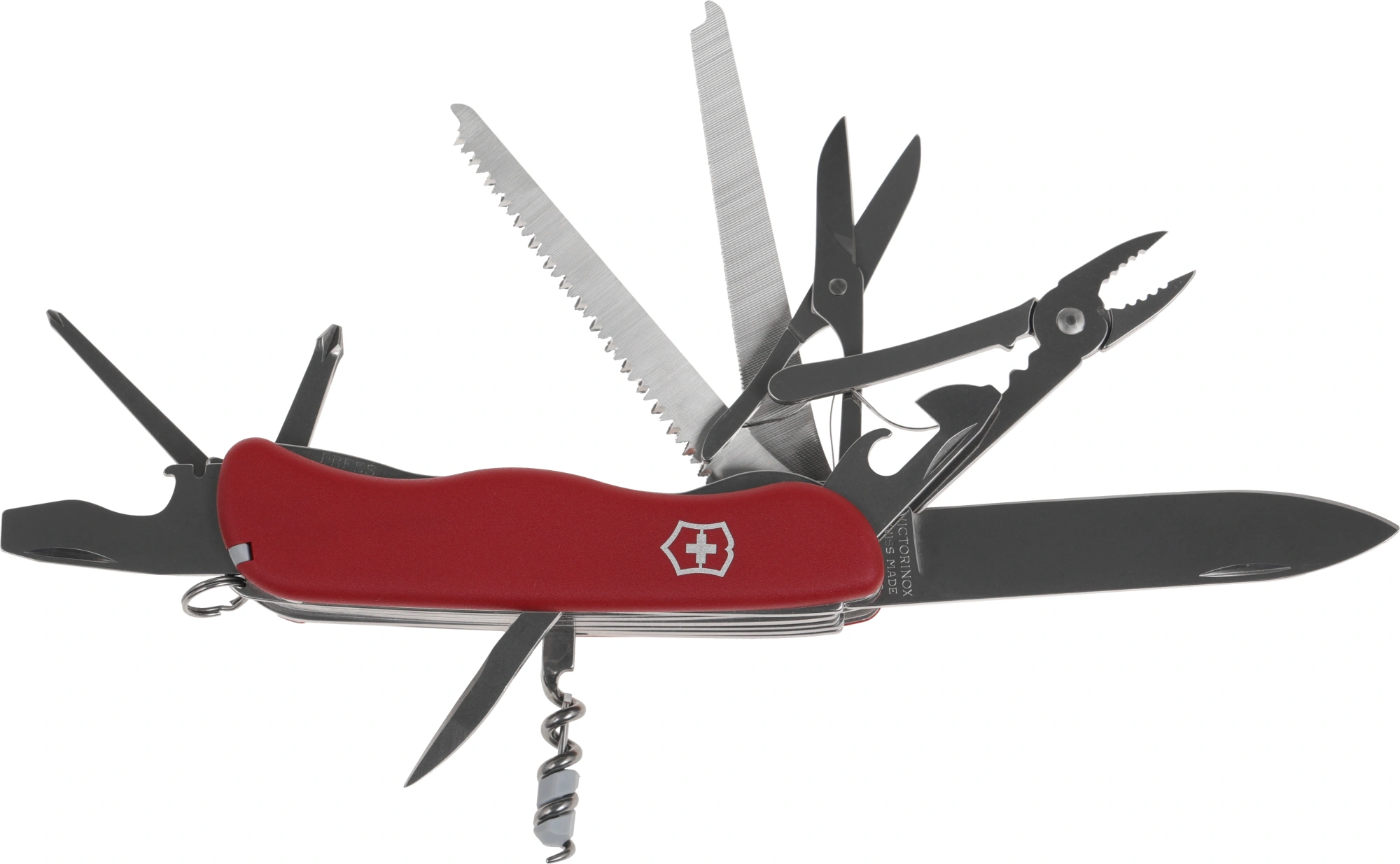 Нож перочинный Victorinox WORK CHAMP (0.8564) 111мм 21функц. красный карт.коробка — миниатюра 6