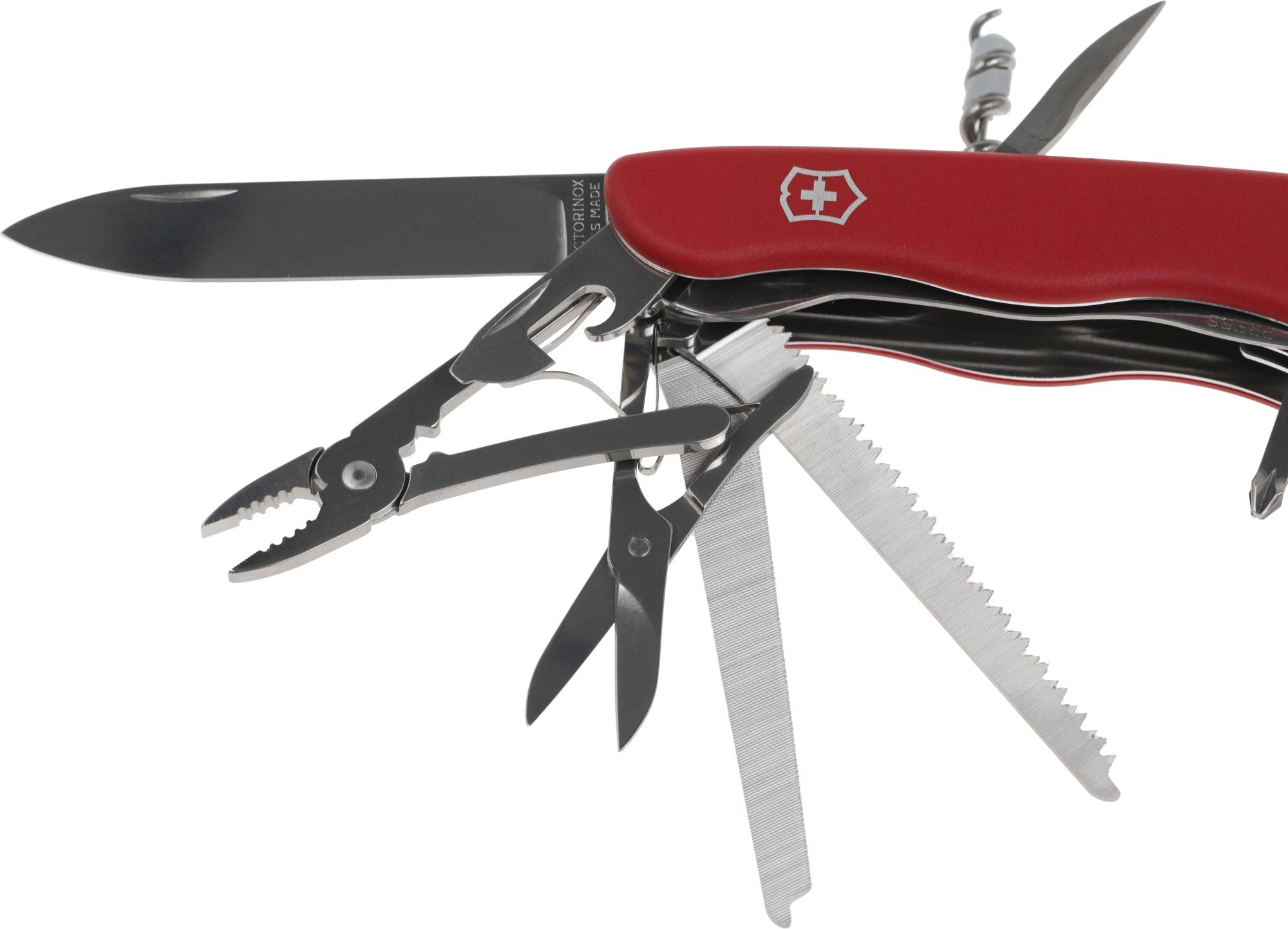 Нож перочинный Victorinox WORK CHAMP (0.8564) 111мм 21функц. красный карт.коробка — миниатюра 7