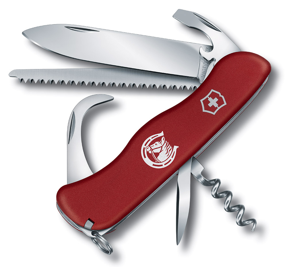 Нож перочинный Victorinox EQUESTRIAN (0.8583) 111мм 12функц. красный карт.коробка — фото 1