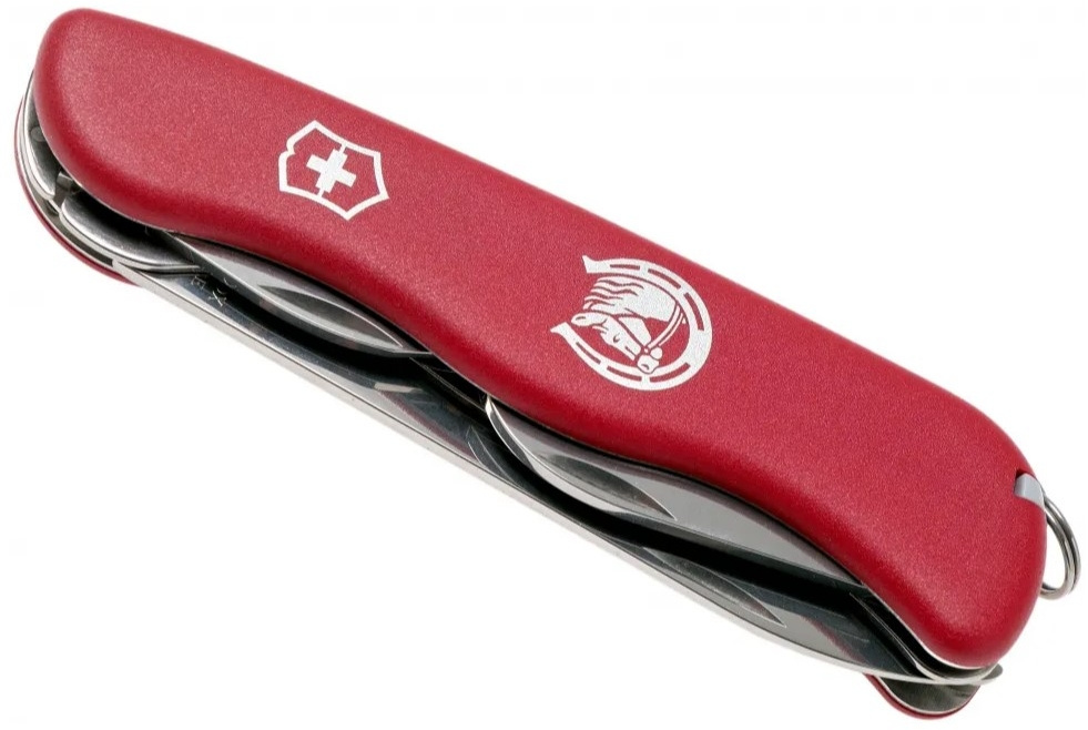 Нож перочинный Victorinox EQUESTRIAN (0.8583) 111мм 12функц. красный карт.коробка — миниатюра 2