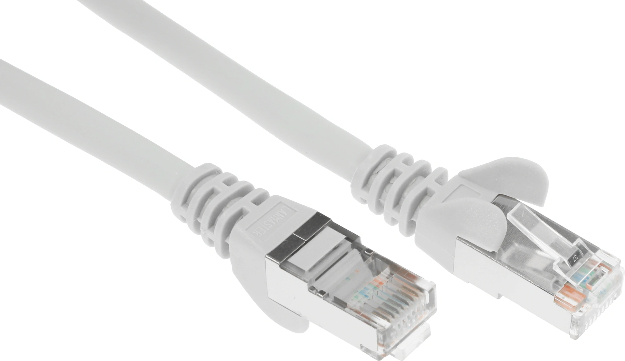 Патч-корд Lanmaster LAN-PC45/S5E-1.5-GY FTP RJ-45 вил.-вилка RJ-45 кат.5E 1.5м серый LSZH (уп.:1шт) — миниатюра 3