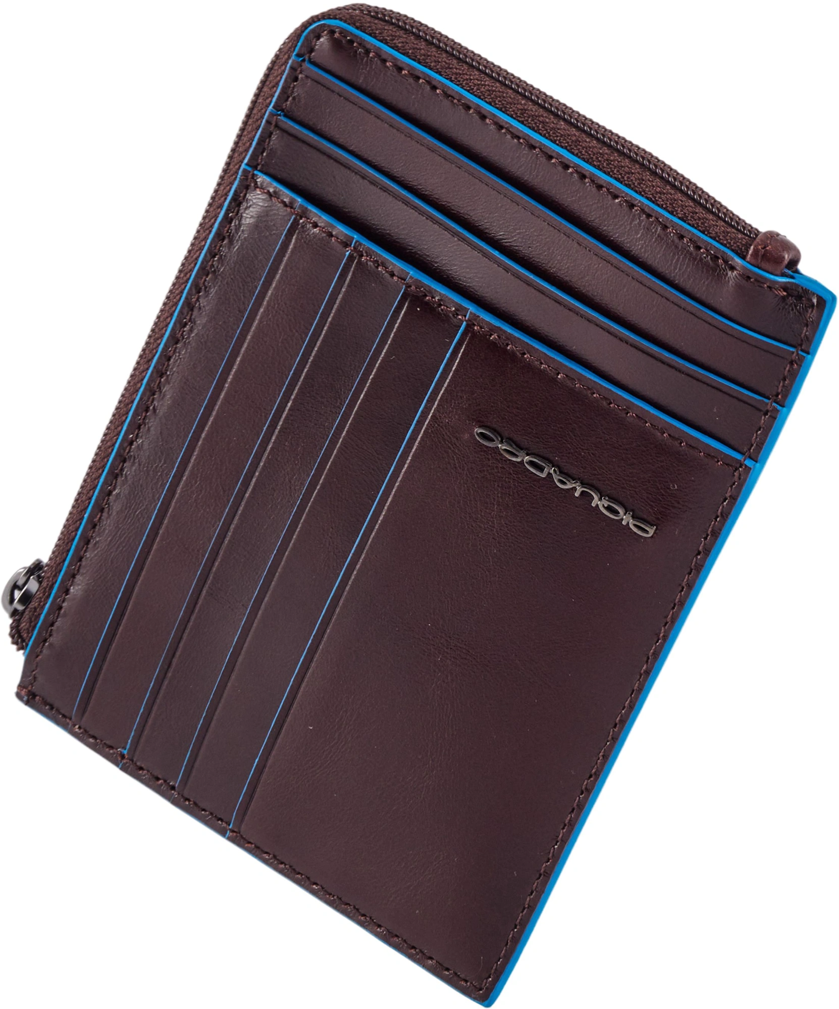 Чехол для кредитных карт Piquadro Blue Square PU1243B2R/MO коричневый натур.кожа — миниатюра 6
