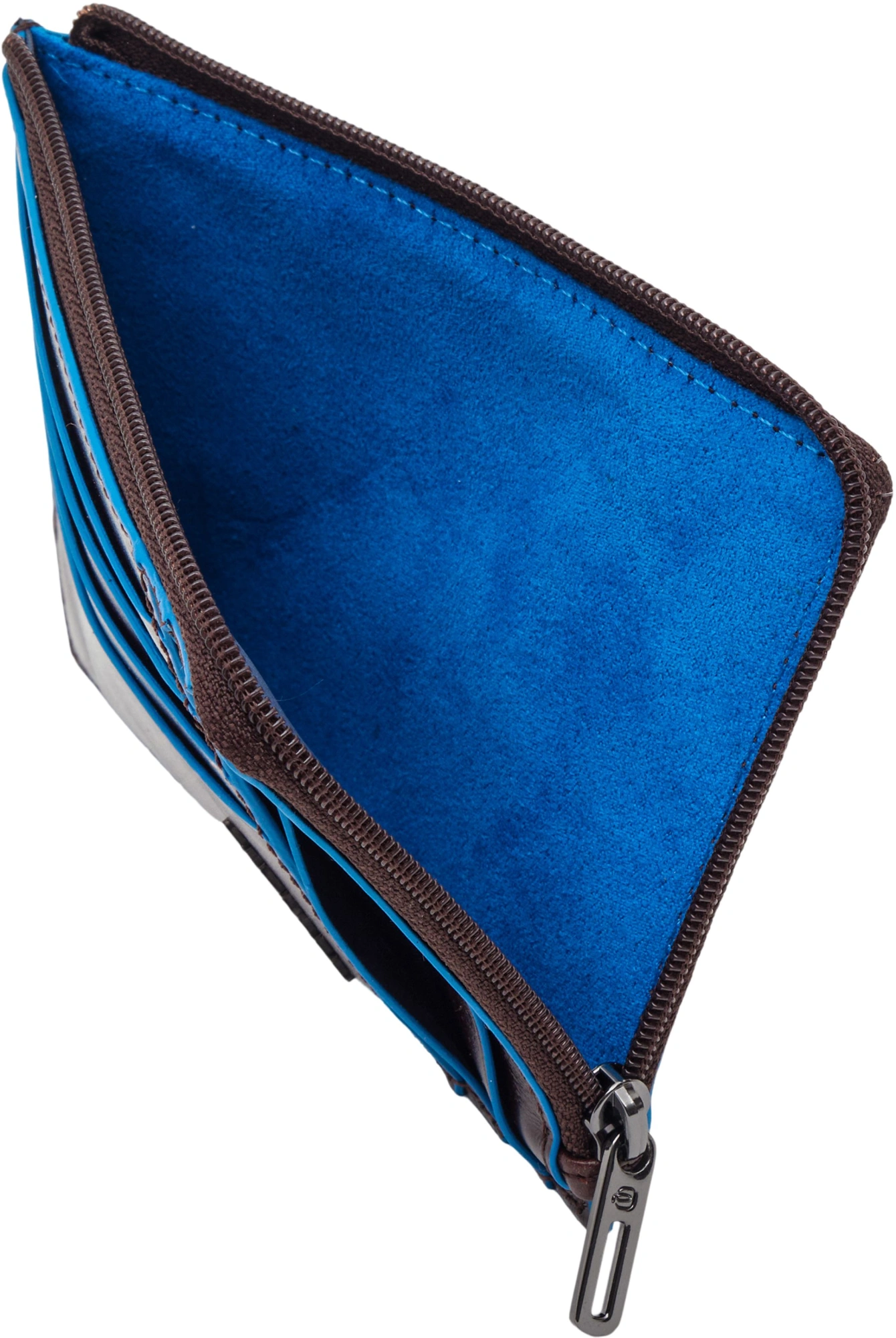 Чехол для кредитных карт Piquadro Blue Square PU1243B2R/MO коричневый натур.кожа — миниатюра 7