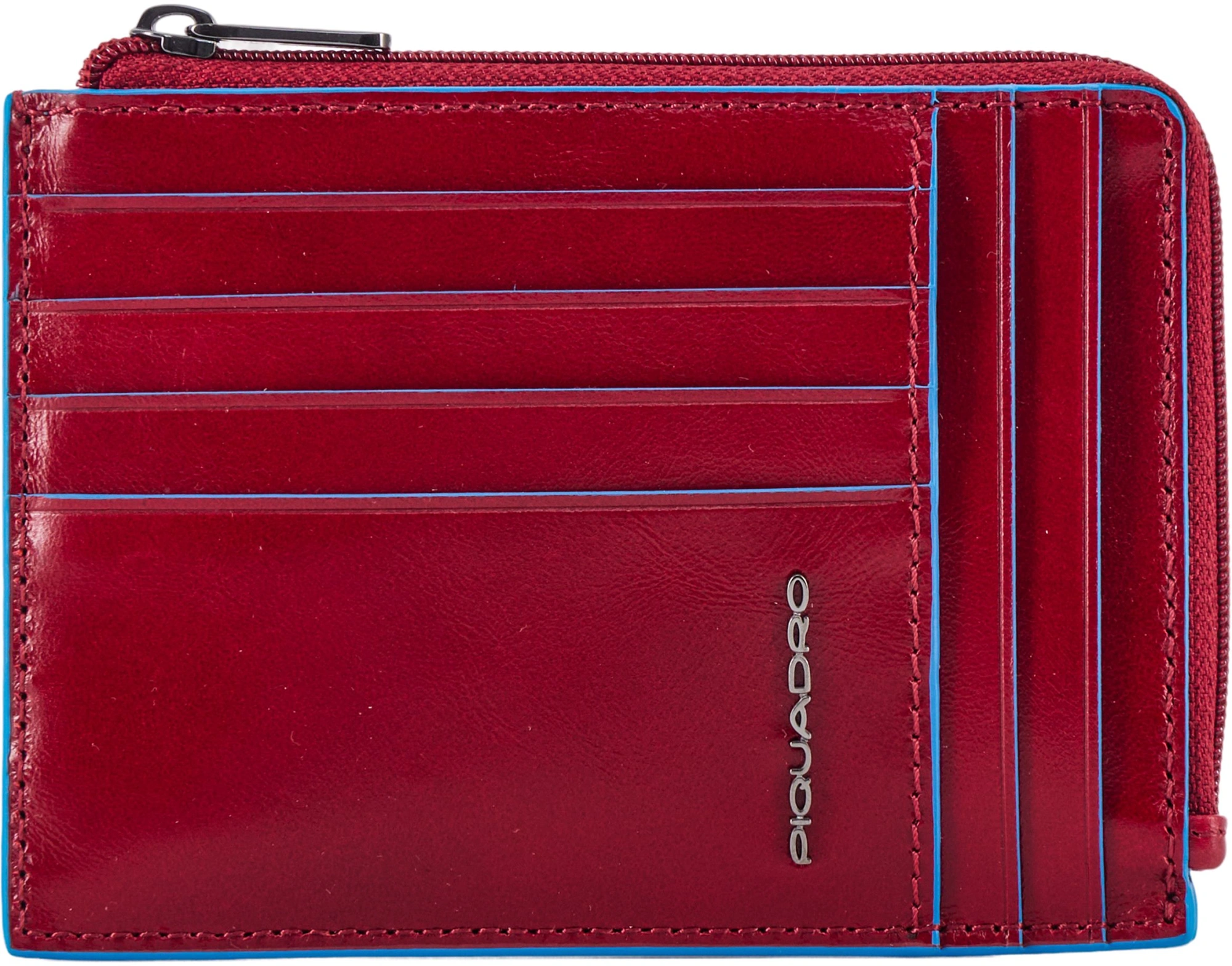 Чехол для кредитных карт Piquadro Blue Square PU1243B2R/R красный натур.кожа — фото 1
