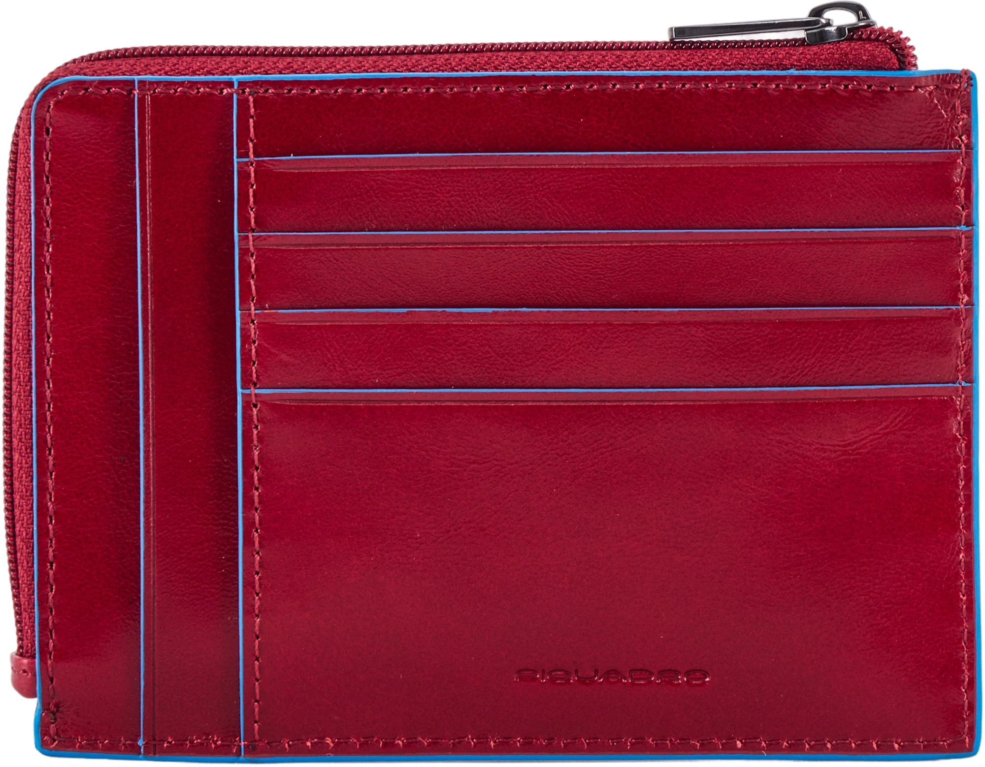 Чехол для кредитных карт Piquadro Blue Square PU1243B2R/R красный натур.кожа — миниатюра 2