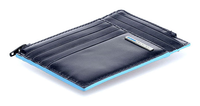 Чехол для кредитных карт Piquadro Blue Square PU1243B2R/BLU2 синий натур.кожа — миниатюра 4