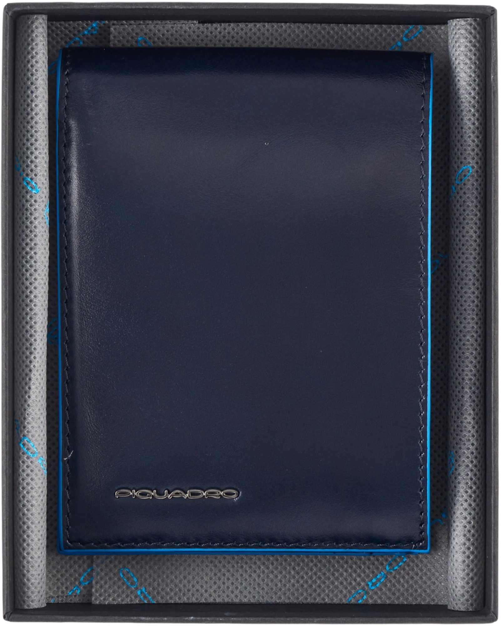 Кошелек мужской Piquadro Blue Square PU257B2R/BLU2 синий натур.кожа — миниатюра 3