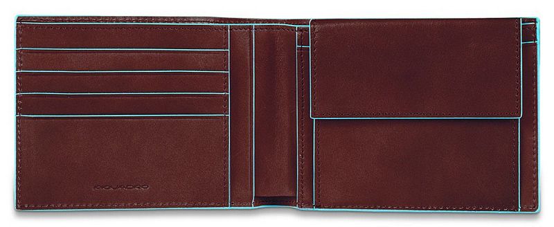 Кошелек мужской Piquadro Blue Square PU257B2R/MO коричневый натур.кожа — миниатюра 2