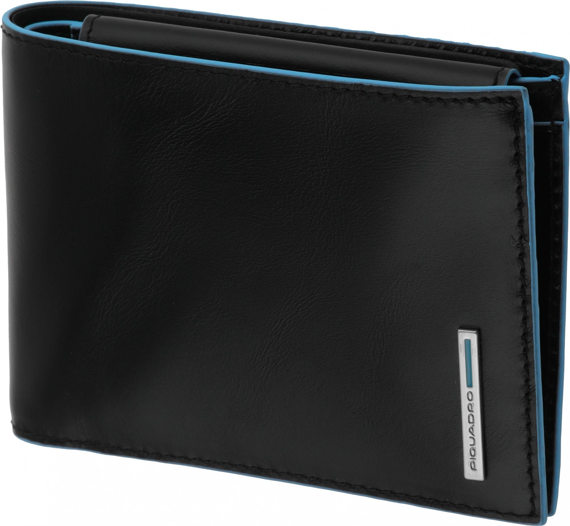 Кошелек мужской Piquadro Blue Square PU257B2R/N черный натур.кожа — миниатюра 2