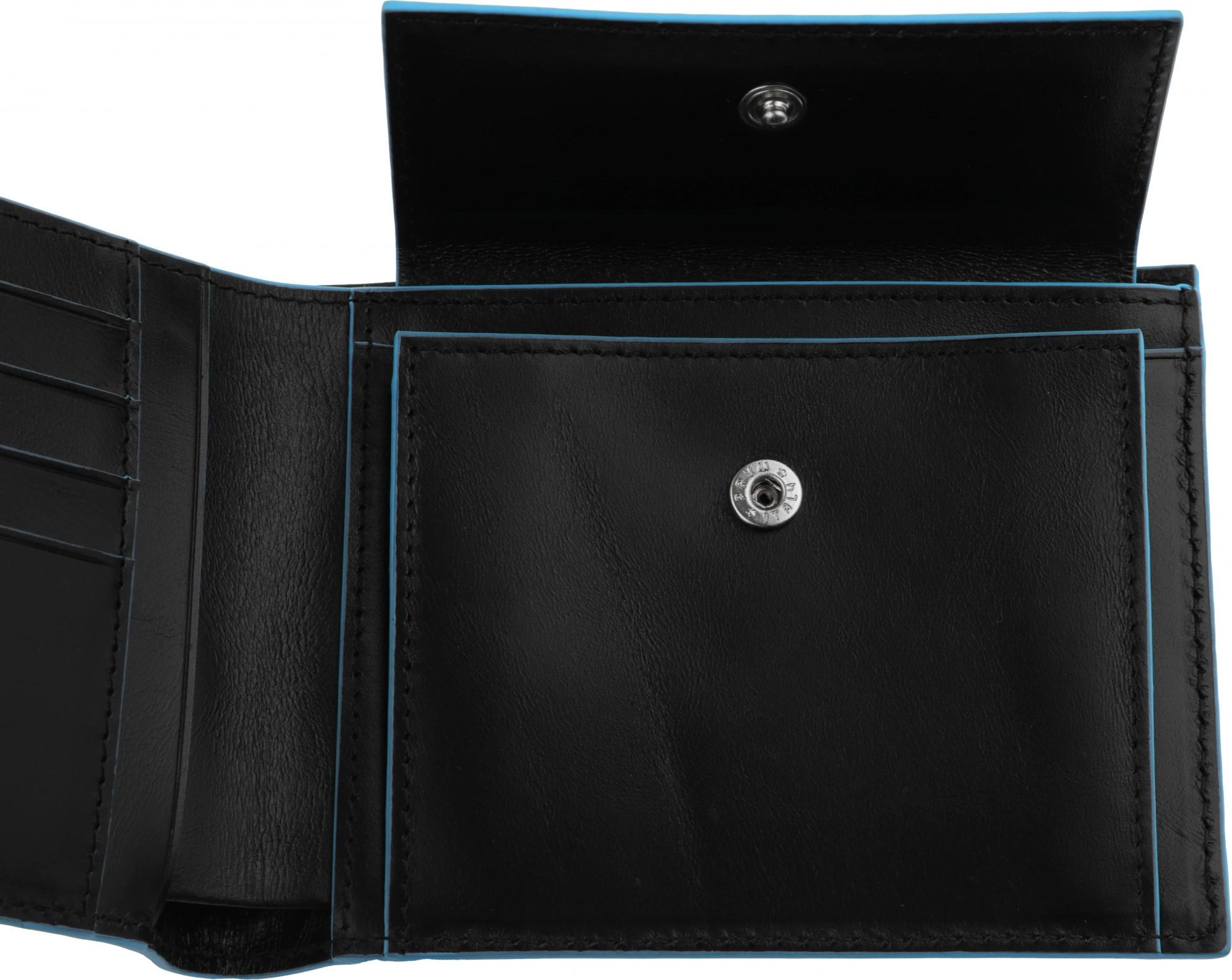 Кошелек мужской Piquadro Blue Square PU257B2R/N черный натур.кожа — миниатюра 5