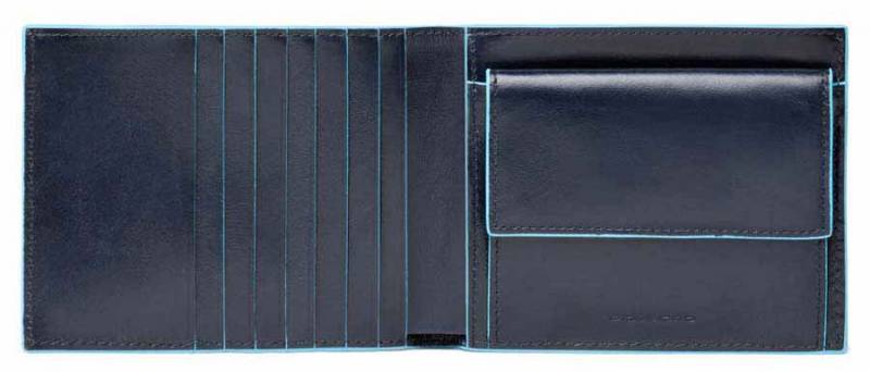 Кошелек мужской Piquadro Blue Square PU1239B2R/BLU2 синий натур.кожа — фото 1