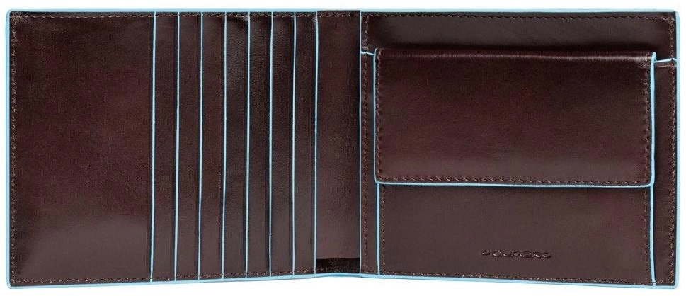 Кошелек мужской Piquadro Blue Square PU1239B2R/MO коричневый натур.кожа — миниатюра 2