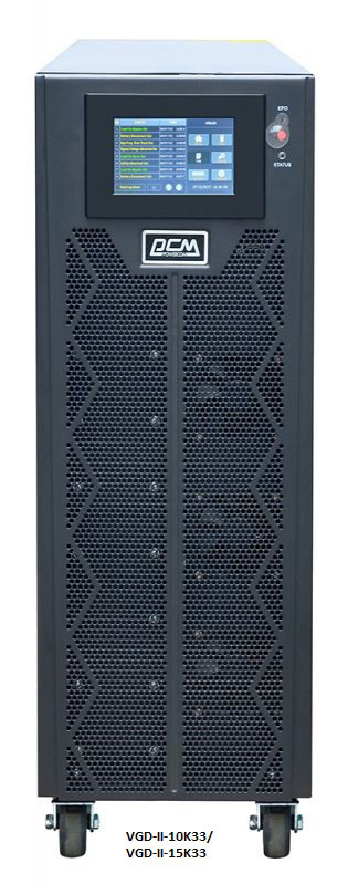 Источник бесперебойного питания Powercom VGD-II-10K33 10000Вт 10000ВА черный без батареи — миниатюра 3