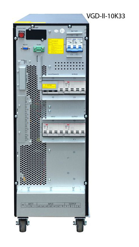 Источник бесперебойного питания Powercom VGD-II-10K33 10000Вт 10000ВА черный без батареи — миниатюра 9