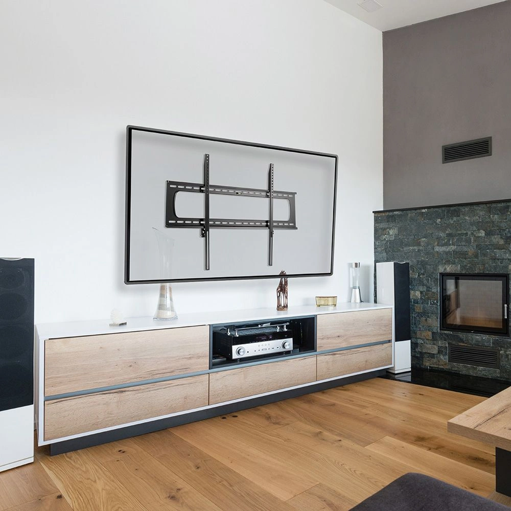 Кронштейн для телевизора Kromax STAR PRO-111 черный 55"-100" макс.103кг настенный фиксированный — миниатюра 13