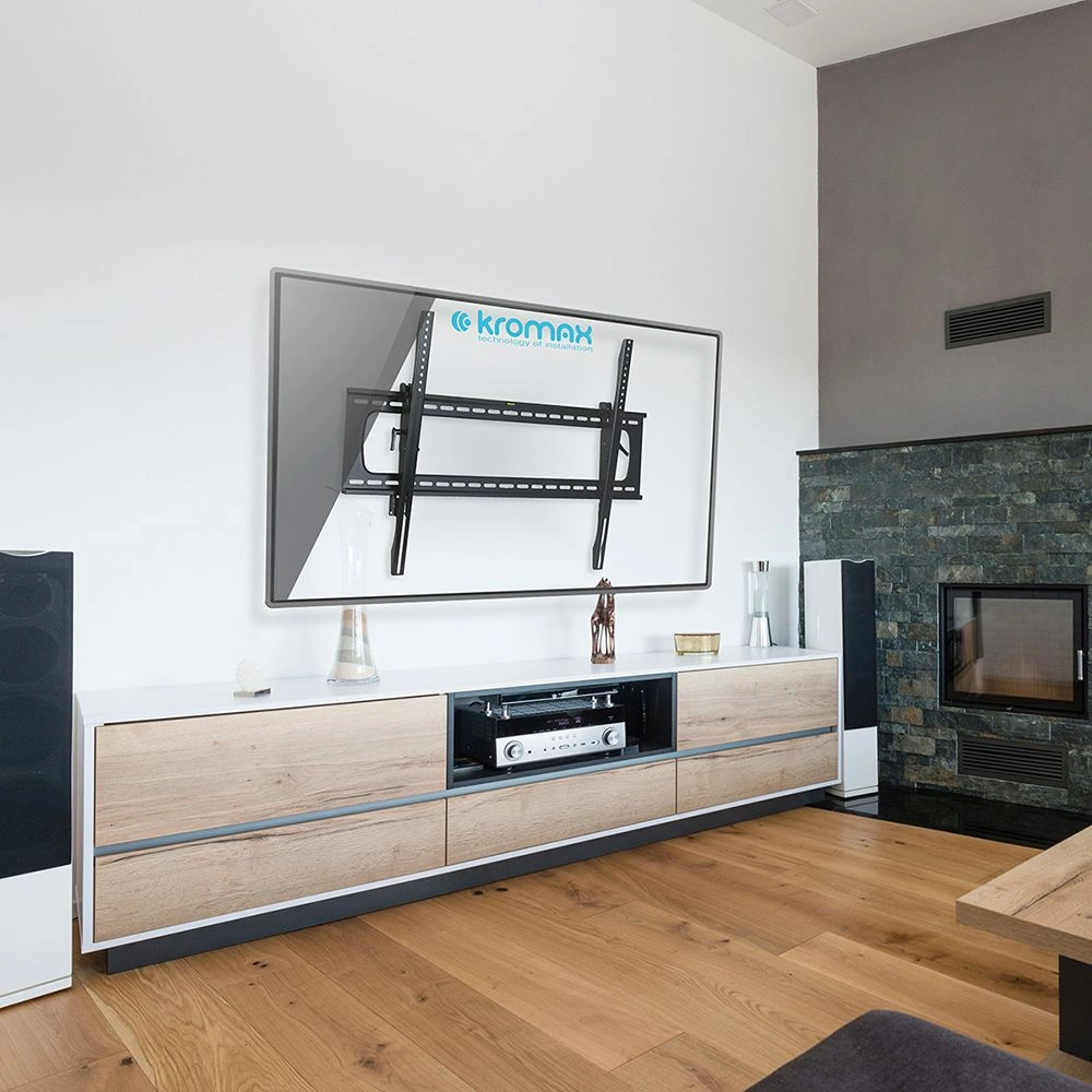 Кронштейн для телевизора Kromax STAR PRO-112 черный 55"-100" макс.103кг настенный наклон — миниатюра 7