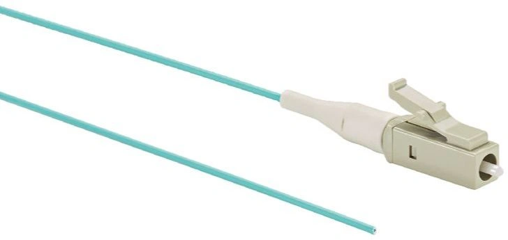 Пигтейл Panduit NetKey NKFPX1BN1NNM001 1x50/125 OM3 LC 1м LSZH аквамарин — фото 1