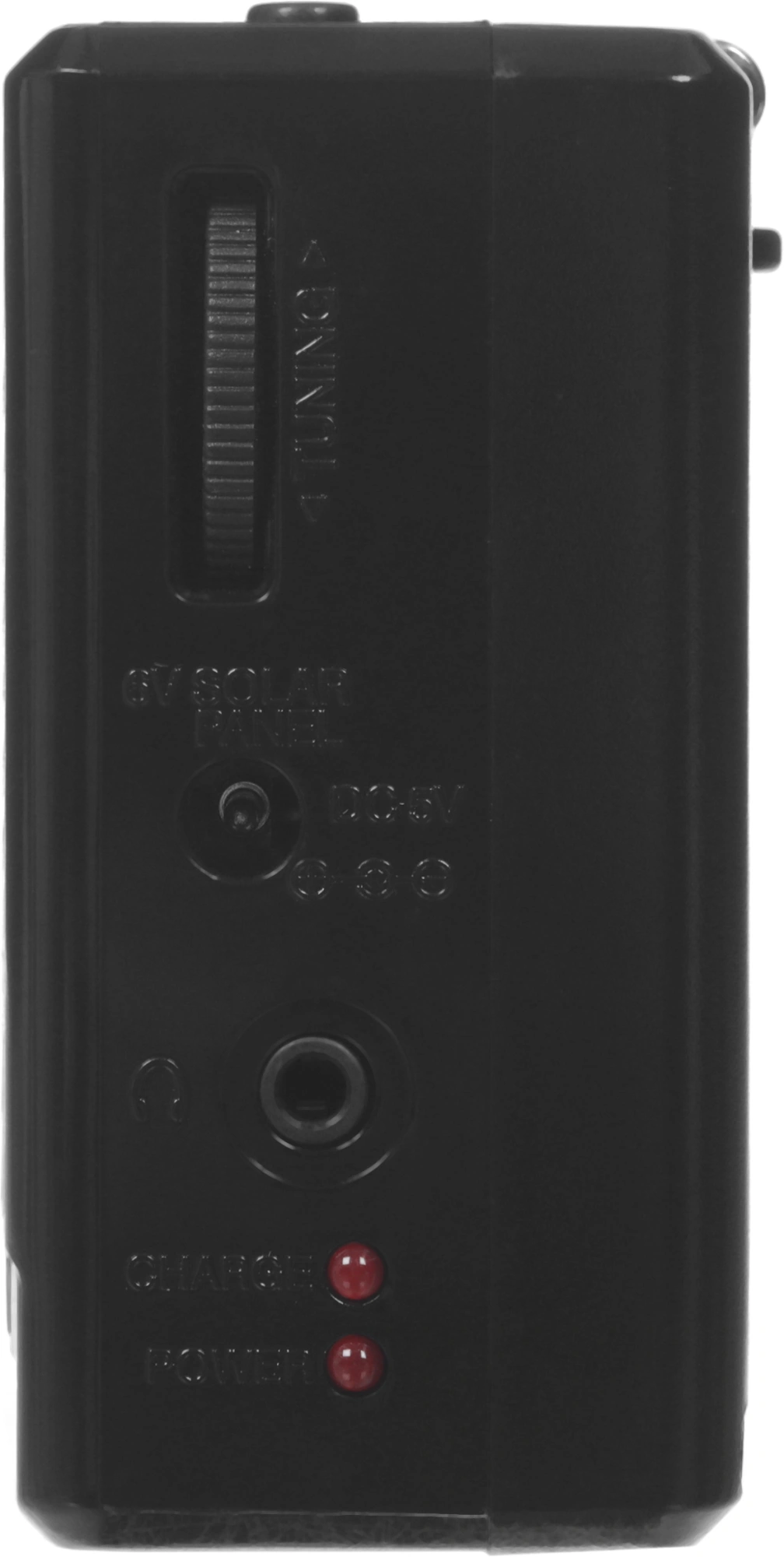 Радиоприемник портативный Hyundai H-PSR140 черный USB microSD — миниатюра 9