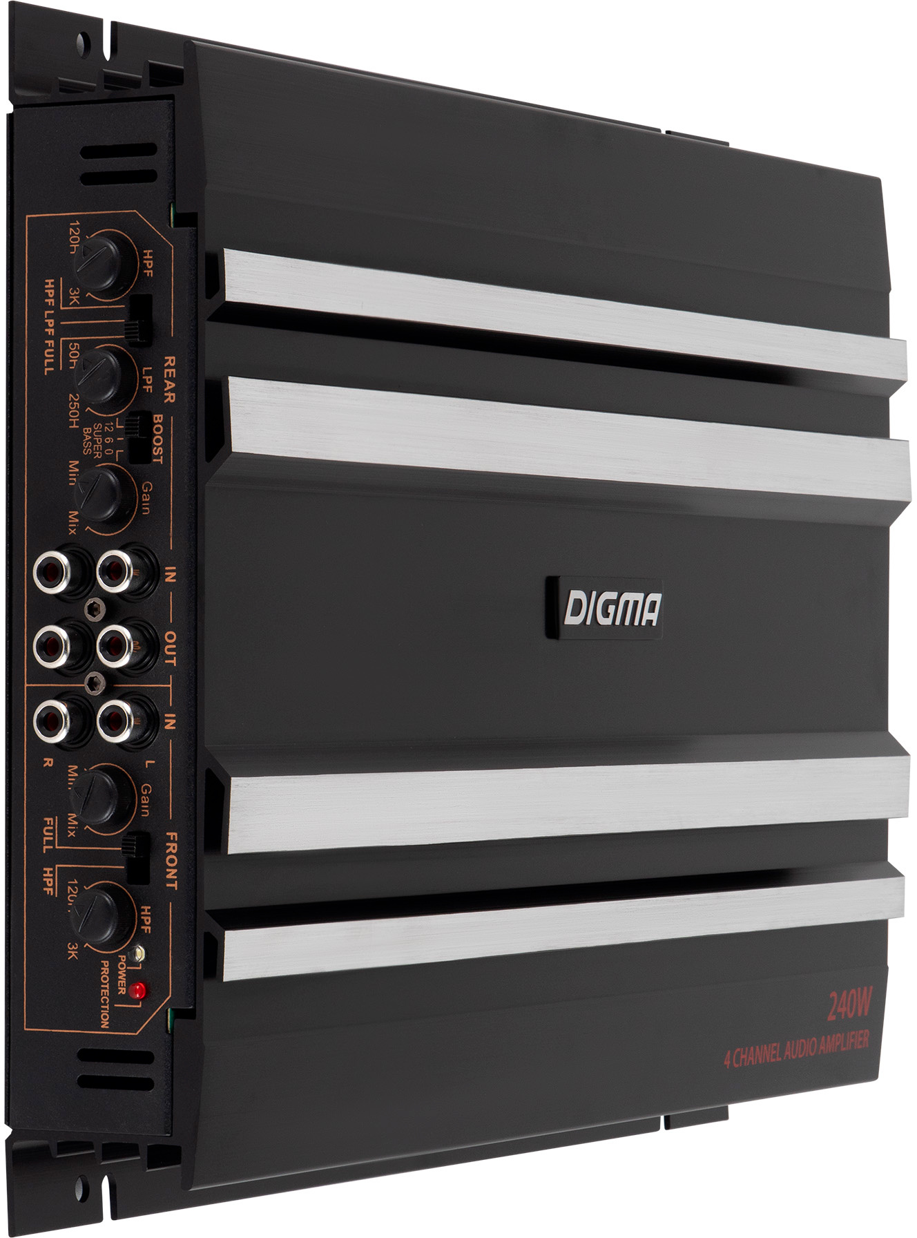 Усилитель автомобильный Digma DCP-400 четырехканальный — миниатюра 3