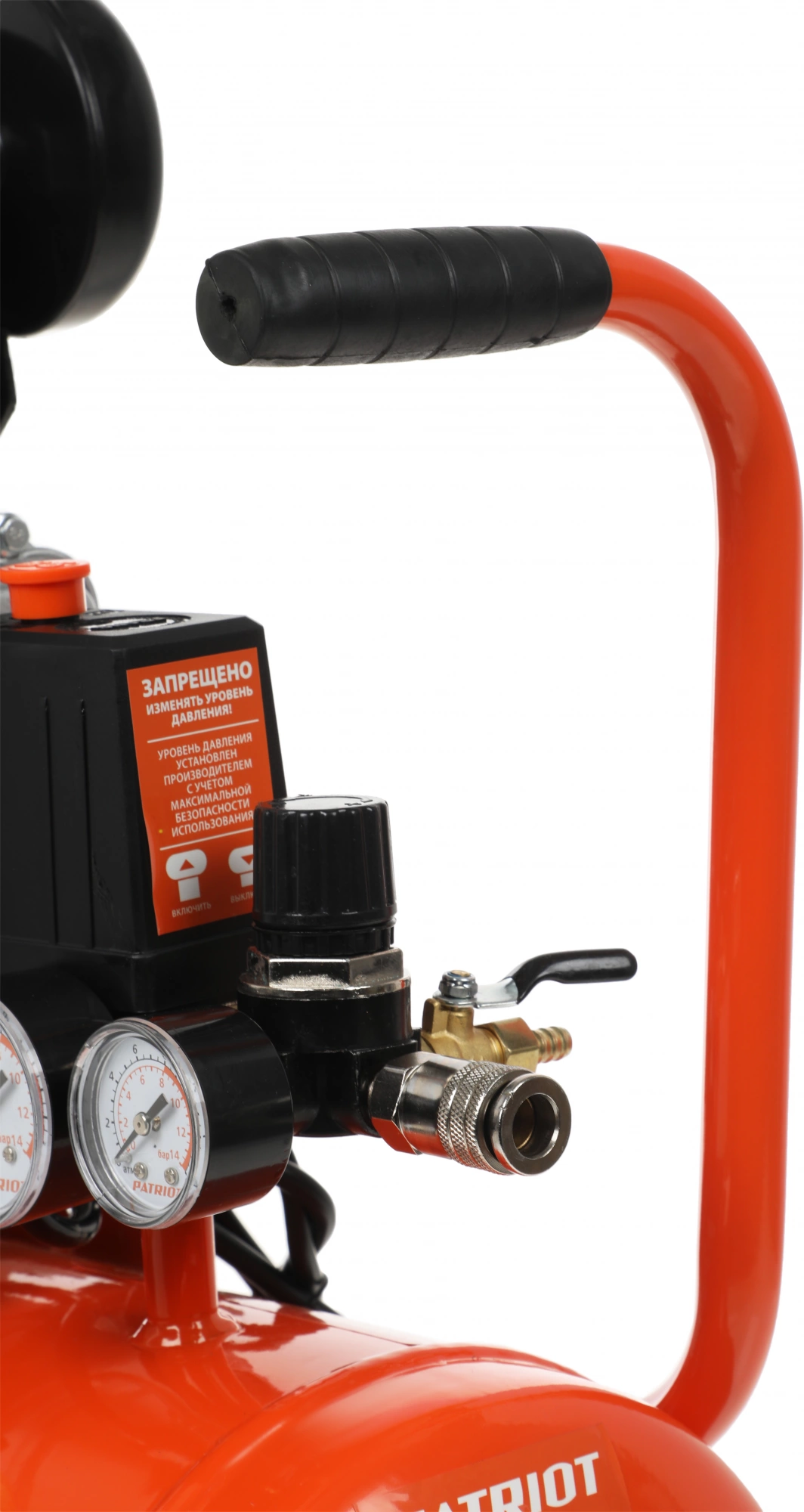 Компрессор поршневой Patriot EURO 24/240 масляный 240л/мин 24л 1500Вт оранжевый — миниатюра 8