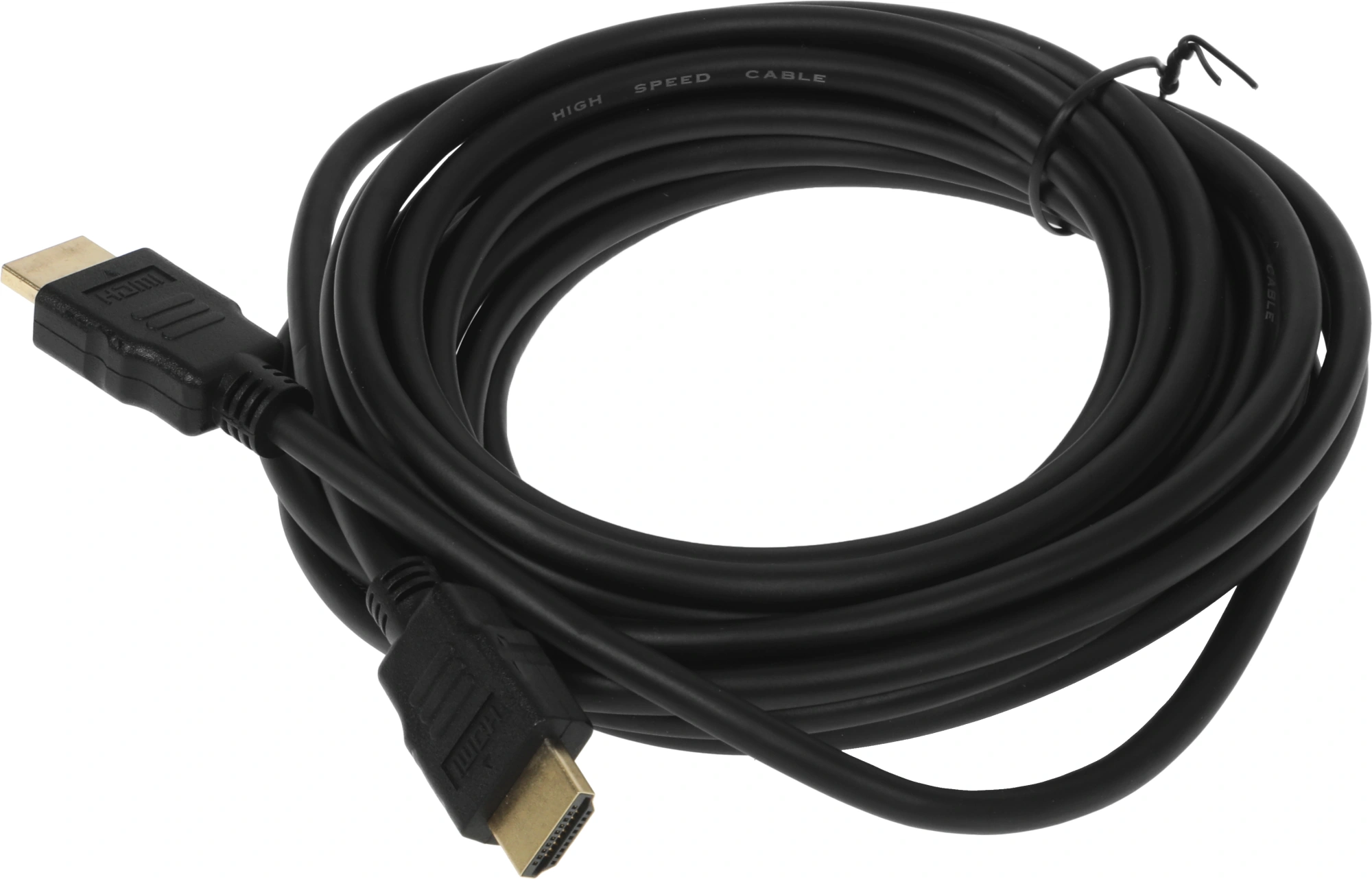 Кабель аудио-видео Buro HDMI 1.4 HDMI (m)/HDMI (m) 5м. позолоч.конт. черный (BHP RET HDMI50) — миниатюра 4