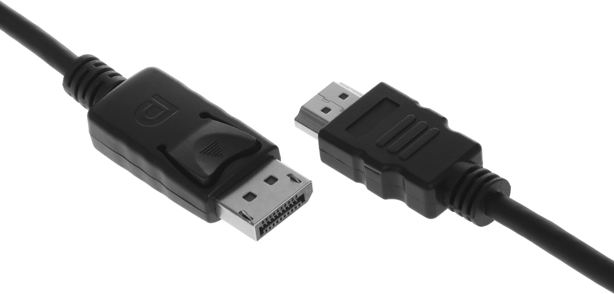 Кабель-переходник аудио-видео Buro DisplayPort (m)/HDMI (m) 1.8м. позолоч.конт. черный (BHP RET HDMI_DPP18) — миниатюра 6