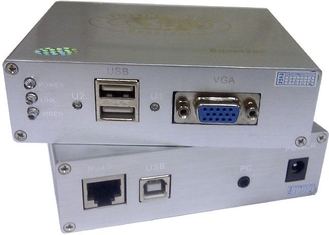 Переключатель KVM Osnovo TA-VKM/3+RA-VKM/3 (ver.2) 1xPC port — фото 1