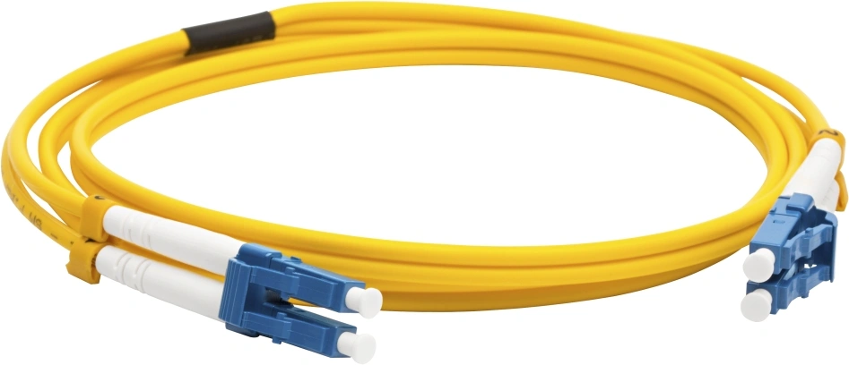 LAN-2LC-2LC/SU-10 Коммутационный шнур оптический Lanmaster Duplex LC/LC (UPC/UPC) OS2 9/125 LSZH 10м цвет: жёлтый