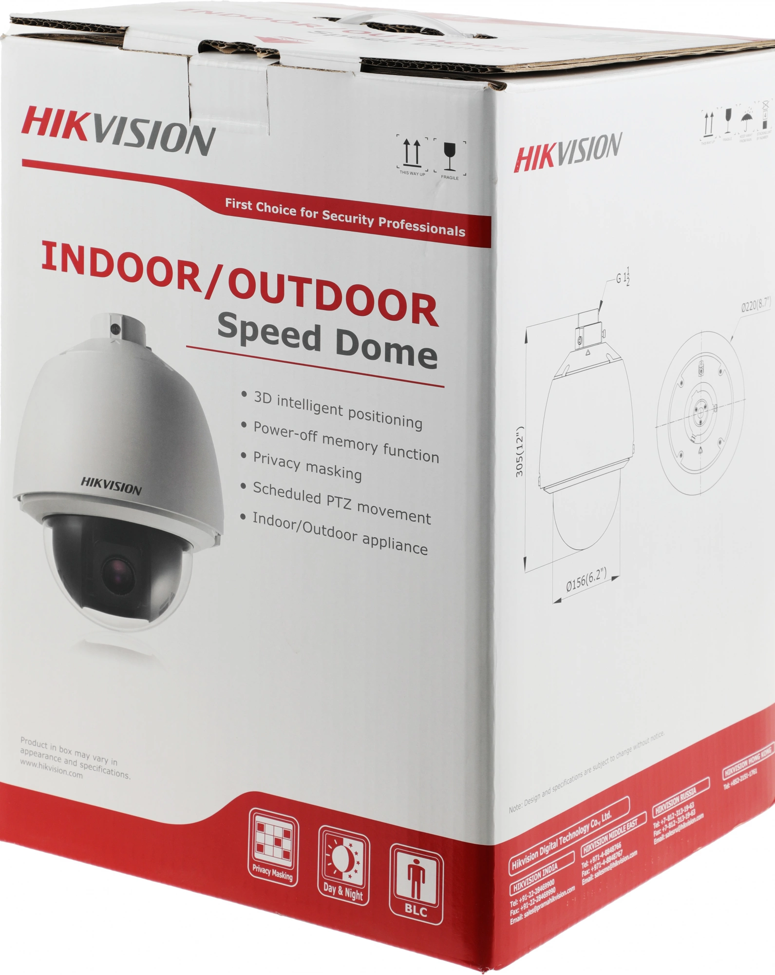 Камера видеонаблюдения IP Hikvision DS-2DE5232W-AE3(T5) 4.3-129мм цв. корп.:белый — миниатюра 8