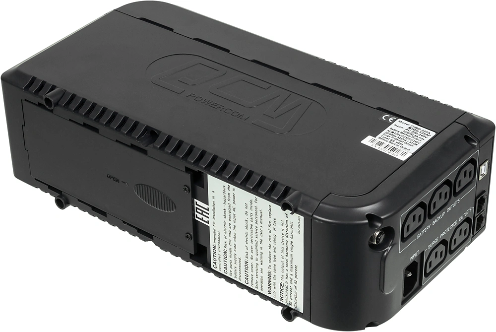 Источник бесперебойного питания Powercom Imperial IMD-525AP 315Вт 525ВА черный — миниатюра 4
