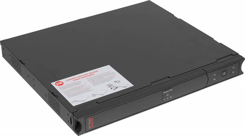 Источник бесперебойного питания APC Smart-UPS SC SC450RMI1U 280Вт 450ВА черный — фото 1