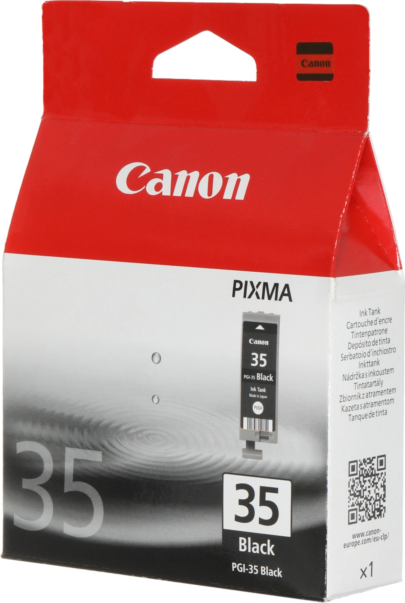 Картридж струйный Canon PGI-35 1509B001 черный печ.гол.в компл. для Canon Pixma iP100