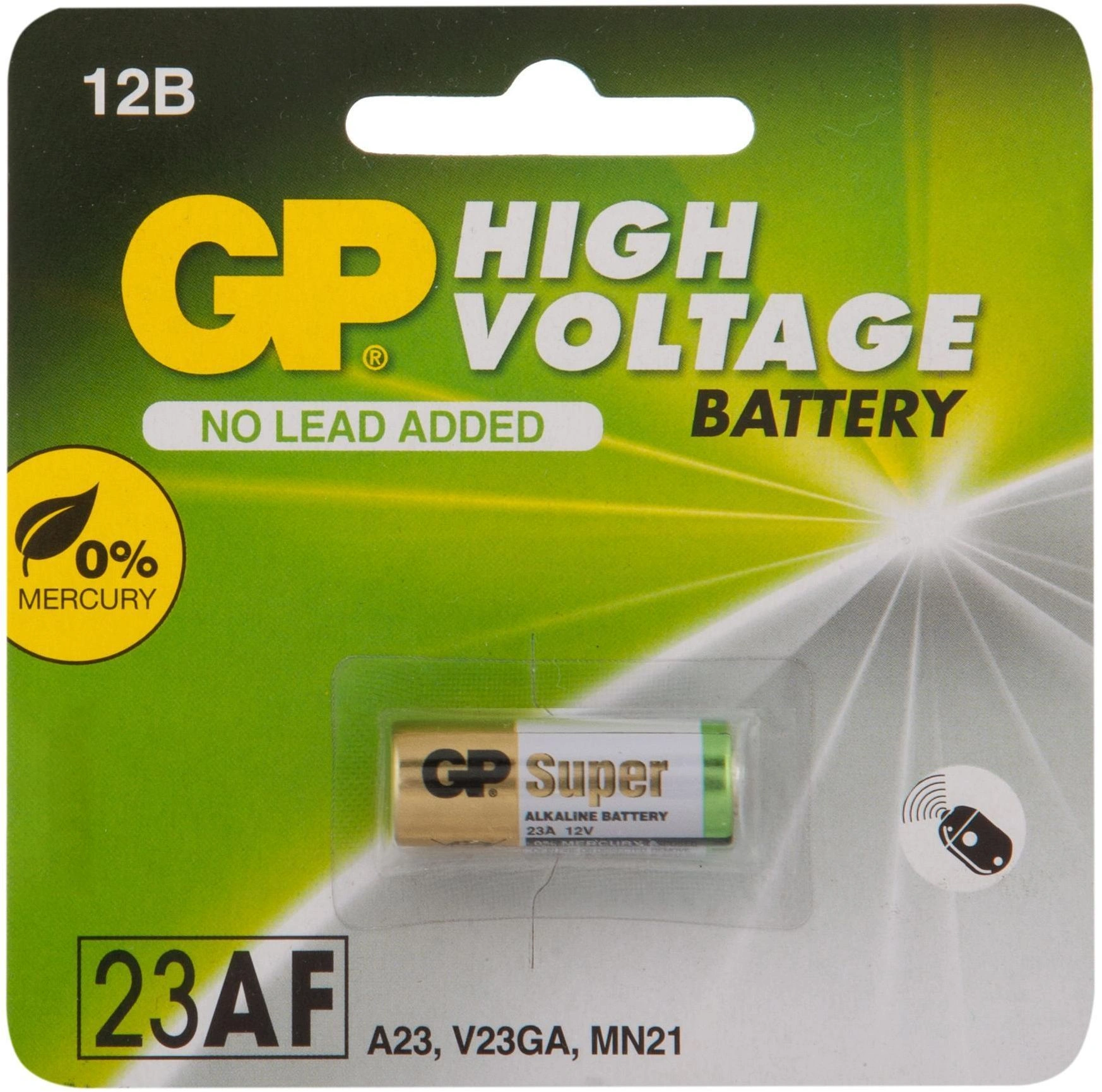 Батарея GP Ultra Alkaline 23AF MN21 (1шт) — фото 1