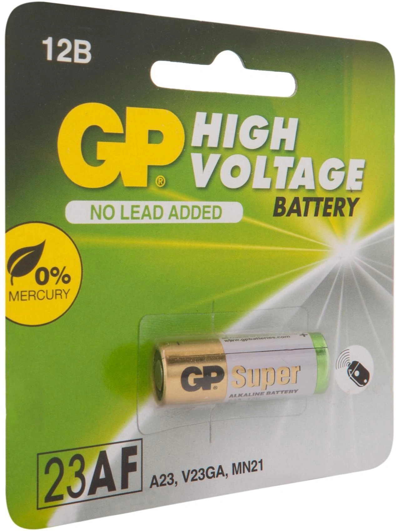 Батарея GP Ultra Alkaline 23AF MN21 (1шт) — миниатюра 2