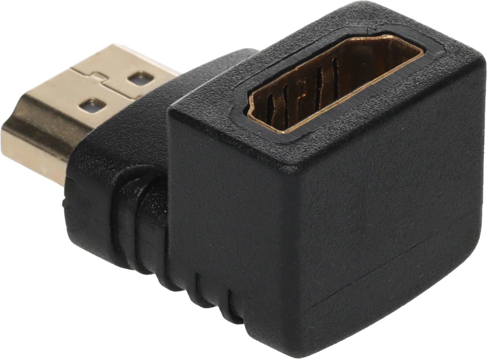 Адаптер аудио-видео 90 Deg HDMI (m)/HDMI (f) 1зв — миниатюра 3