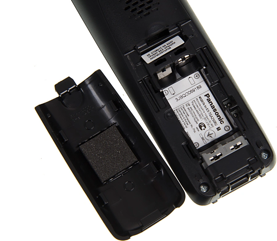 Р/Телефон Dect Panasonic KX-TG2512RU1 серый металлик (труб. в компл.:2шт) АОН — миниатюра 3