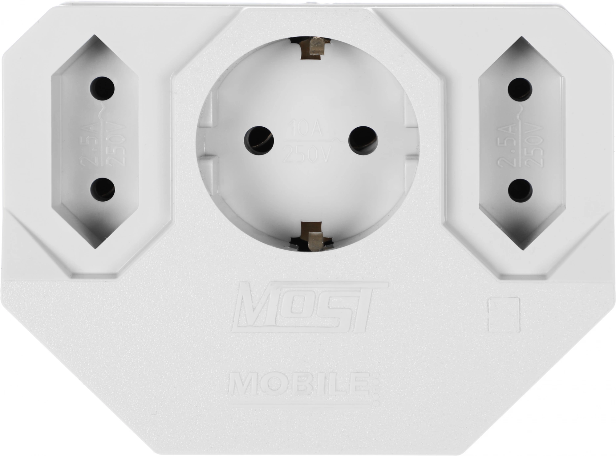Сетевой фильтр Most MRG (3 розетки) белый (коробка) — миниатюра 2