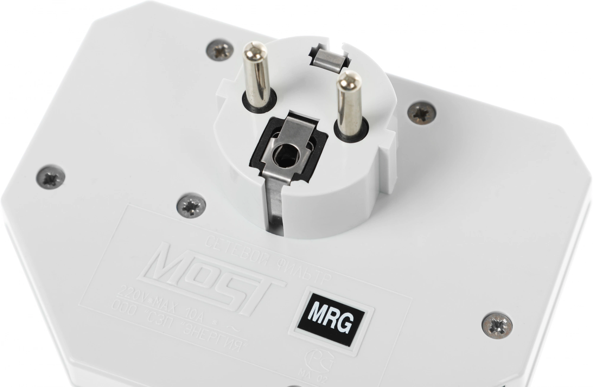 Сетевой фильтр Most MRG (3 розетки) белый (коробка) — миниатюра 5