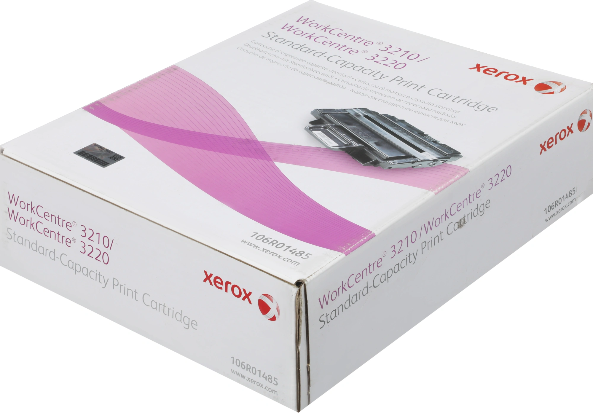 Картридж лазерный Xerox 106R01485 черный бар.в компл. (2000стр.) для Xerox WC 3210/3220 — фото 1