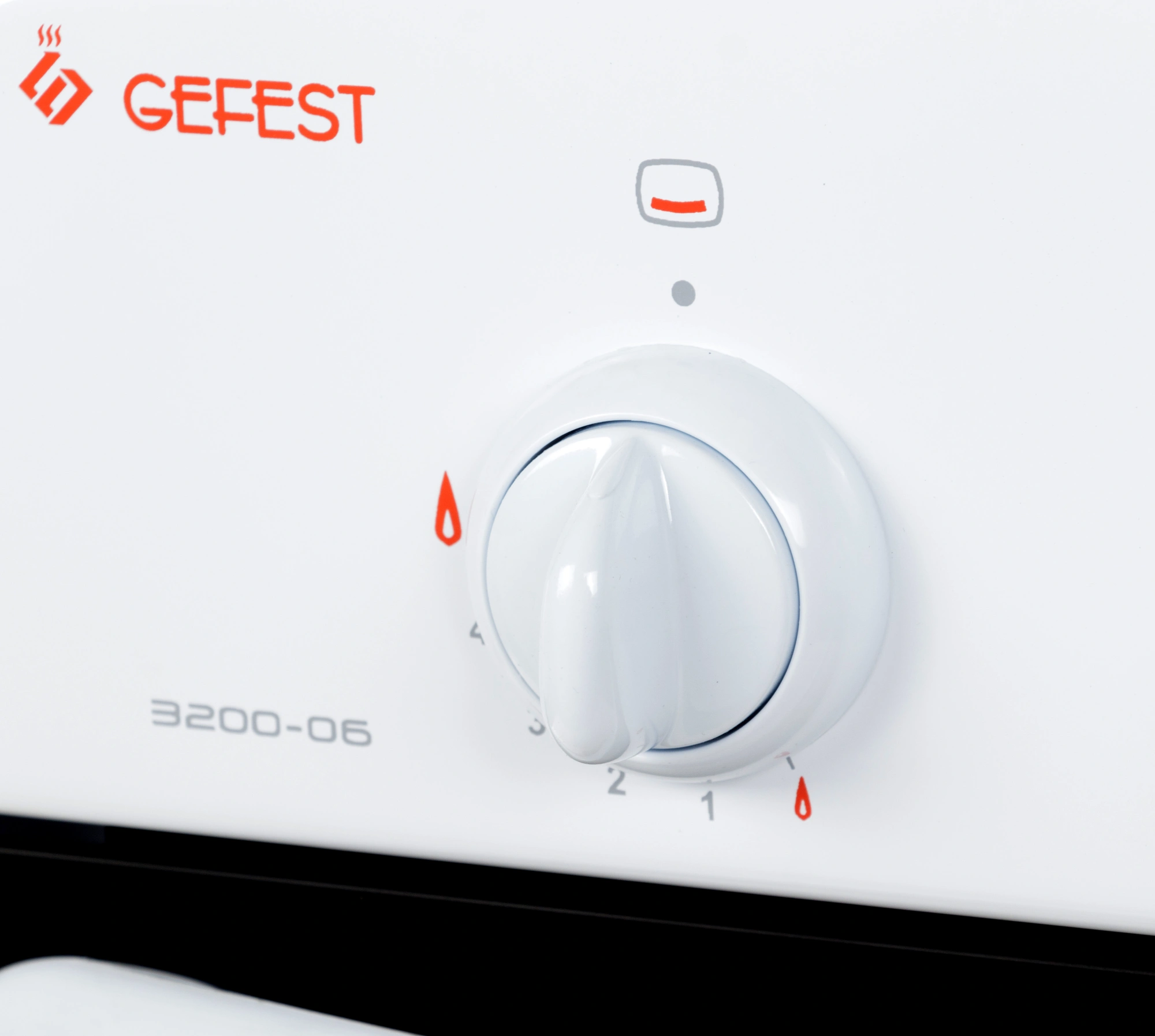 Плита Газовая Gefest ПГ 3200-06 белый (металлическая крышка) реш.сталь — миниатюра 4