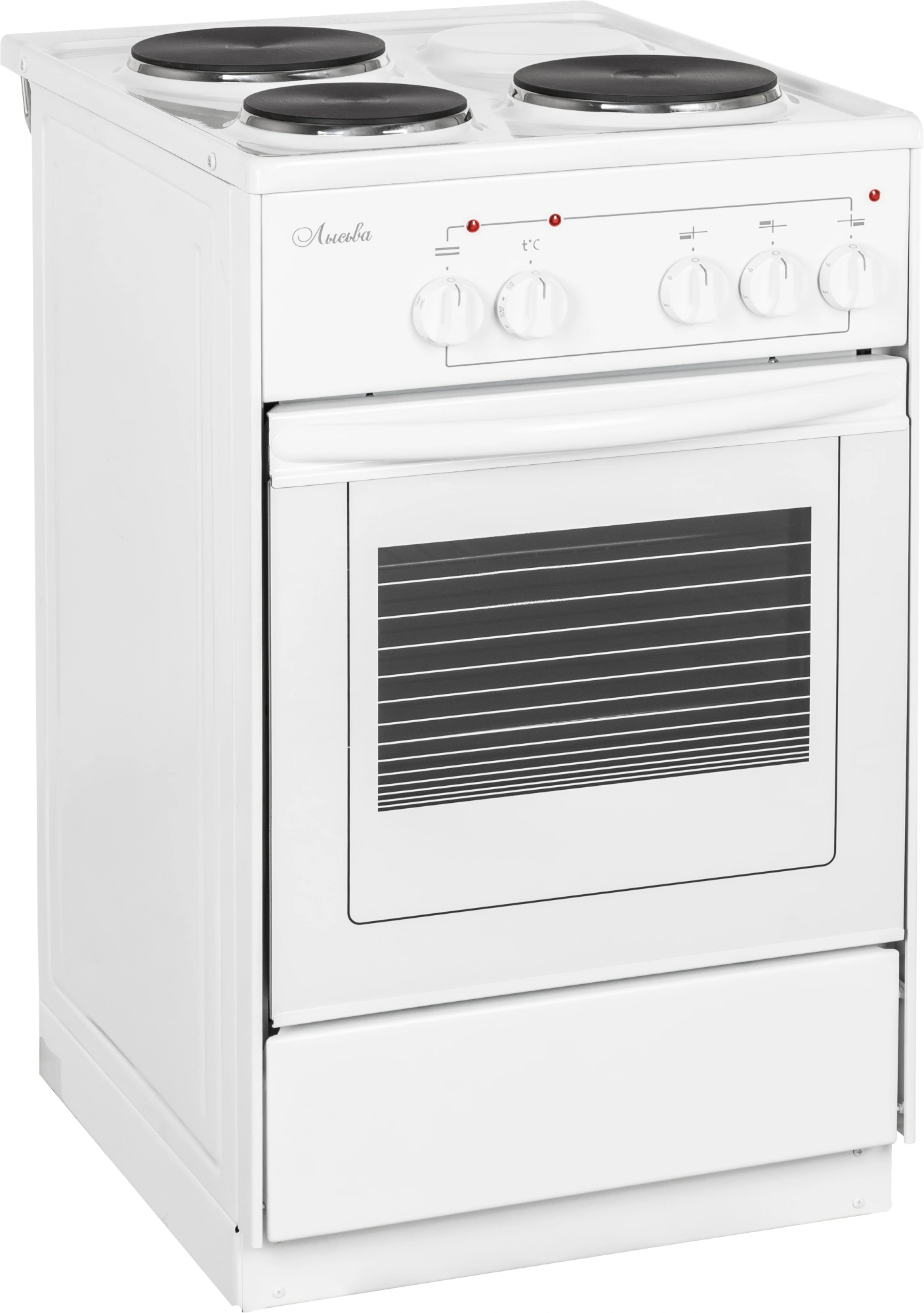 Плита Электрическая Лысьва ЭП 301 СТ белый эмаль (без крышки) — миниатюра 3