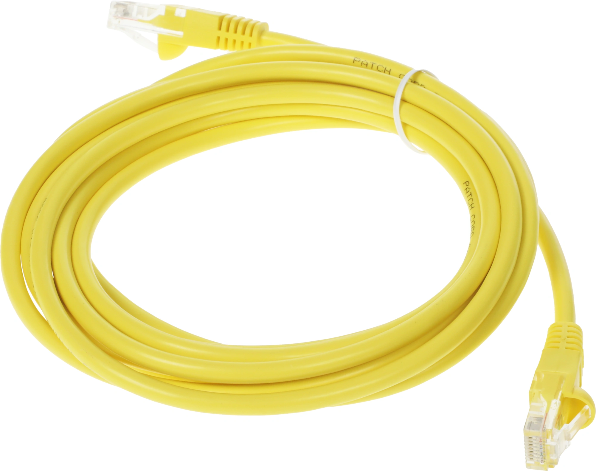 Патч-корд cat.5E molded 3м желтый RJ-45 (m)-RJ-45 (m) — миниатюра 4