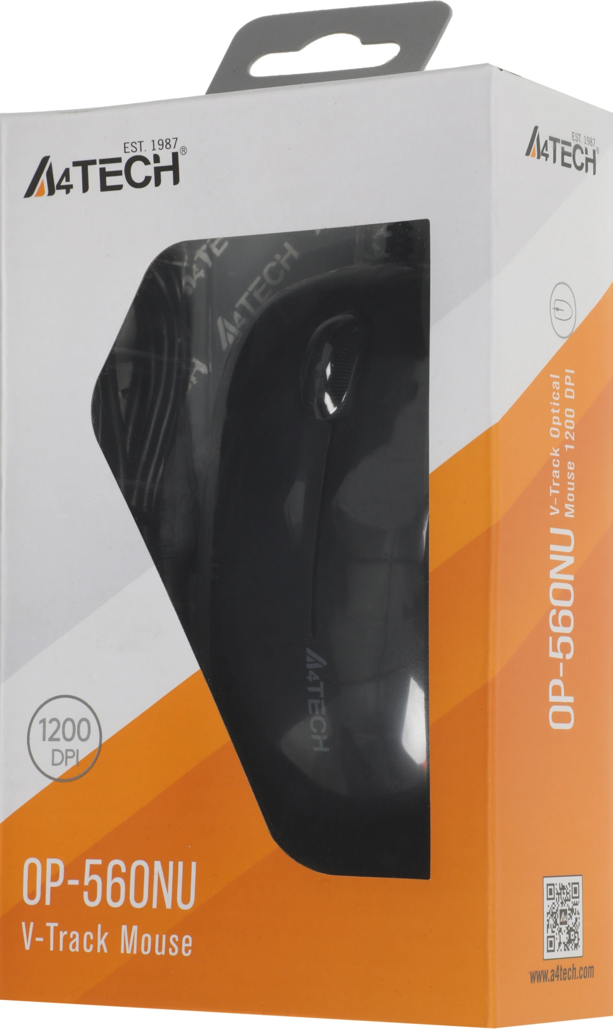 Мышь A4Tech OP-560NU черный оптическая 1200dpi USB 3but — фото 1