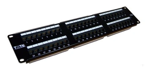 Патч-панель Lanmaster TWT-PP48UTP 19" 2U 48xRJ45 кат.5E UTP — фото 1