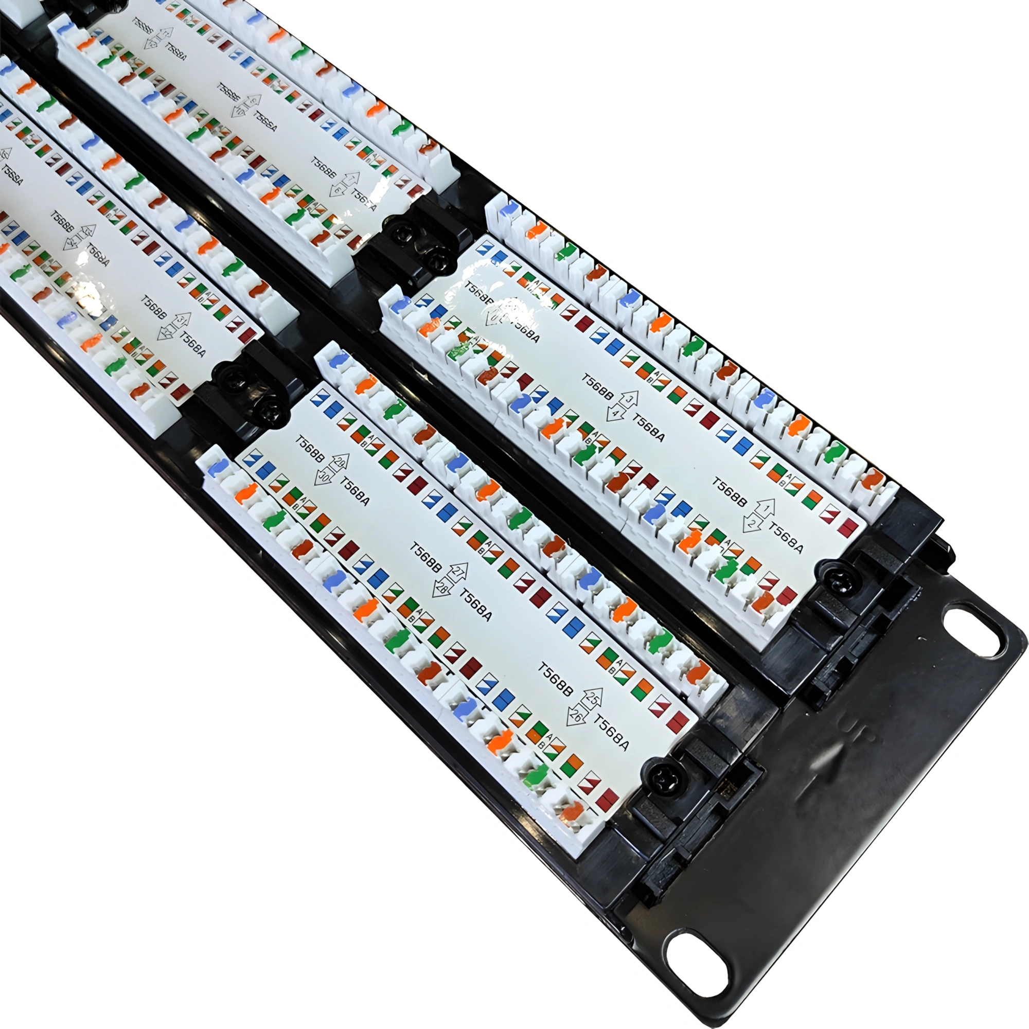 Патч-панель Lanmaster TWT-PP48UTP 19" 2U 48xRJ45 кат.5E UTP — миниатюра 3