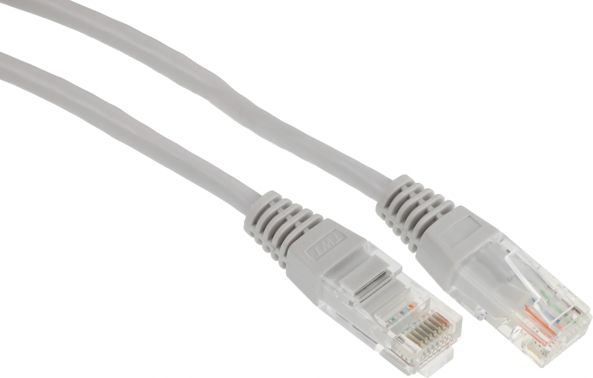 Патч-корд Lanmaster TWT-45-45-3.0-GY UTP RJ-45 вил.-вилка RJ-45 кат.5E 3м серый ПВХ (уп.:1шт) — миниатюра 6