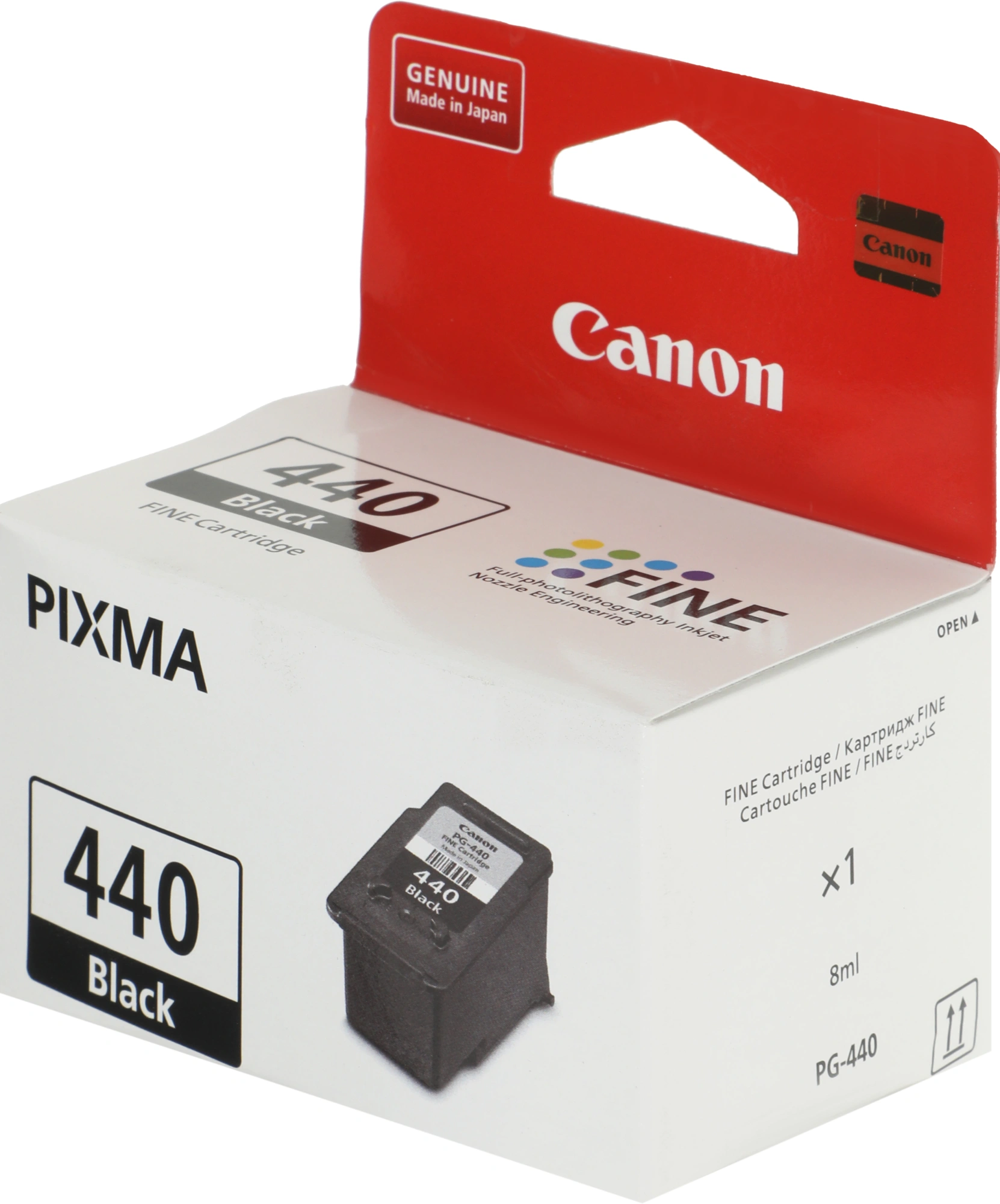 Картридж струйный Canon PG-440 5219B001 черный печ.гол.в компл. для Canon MG2140/3140 — фото 1