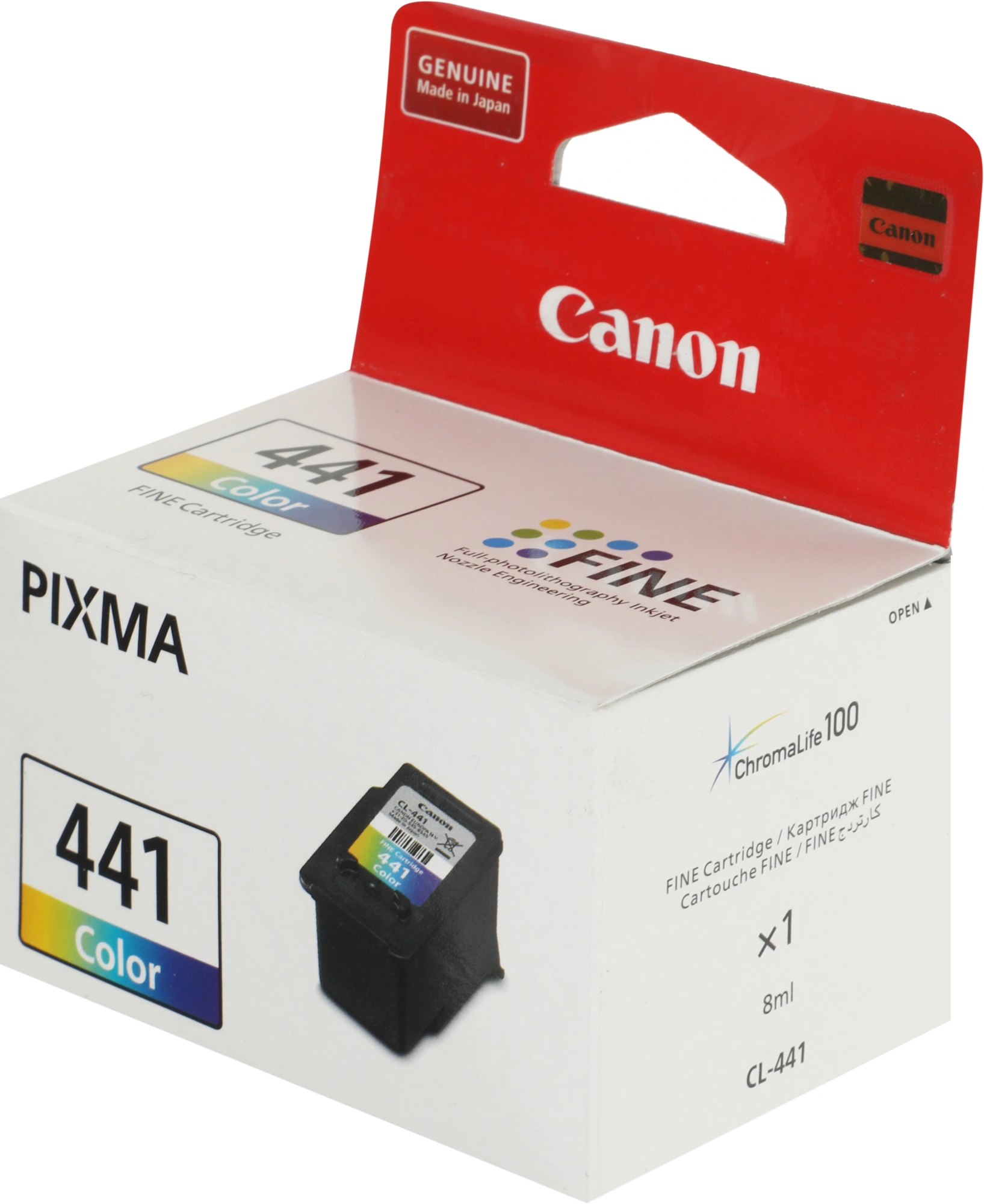 Картридж струйный Canon CL-441 5221B001 многоцветный печ.гол.в компл. для Canon MG2140/3140 — фото 1