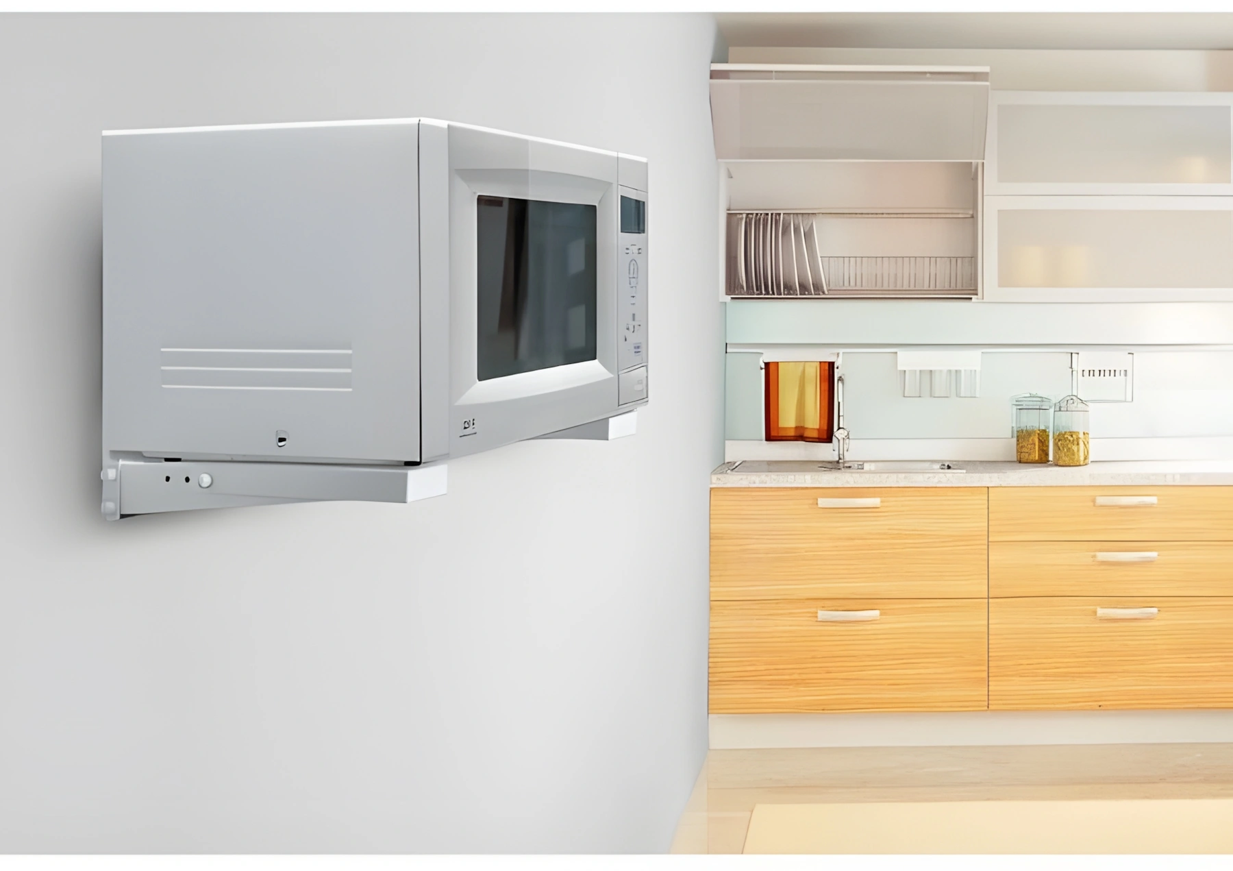 Кронштейн для СВЧ Holder MWS-2002 металлик макс.40кг настенный фиксированный — миниатюра 5