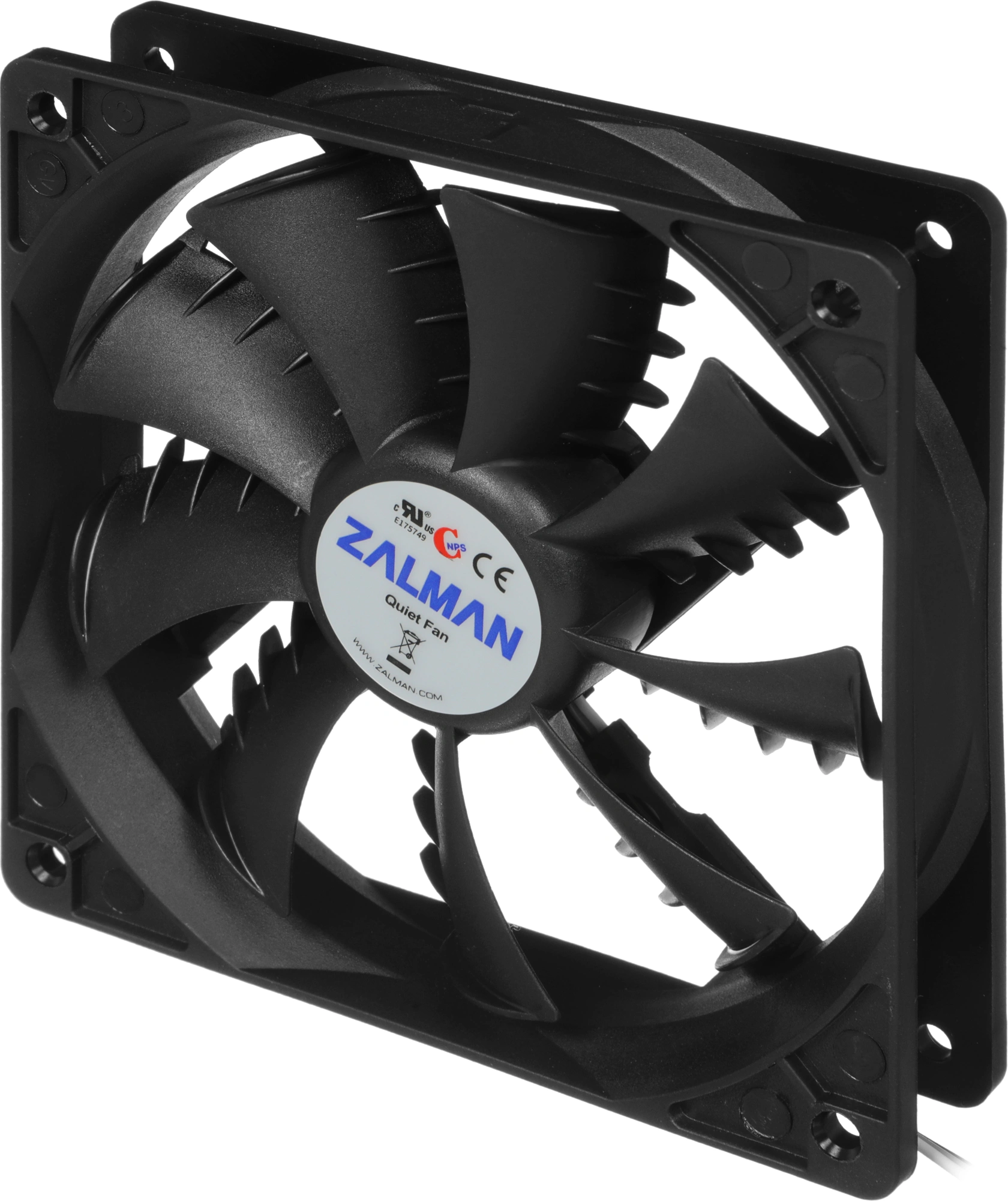 Вентилятор для корпуса Zalman ZM-F3 (SF) 120х120x25 черный 3-pin 23дБ Ret — миниатюра 10